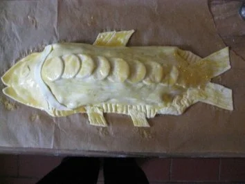 Rezept: Gefüllter Blätterteigfisch Bild Nr. 9 Gefüllter Blätterteigfisch - Rezept - Bild Nr. 9