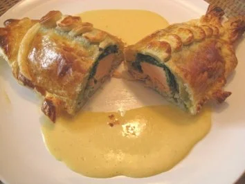 Rezept: Gefüllter Blätterteigfisch Bild Nr. 12 Gefüllter Blätterteigfisch - Rezept - Bild Nr. 12