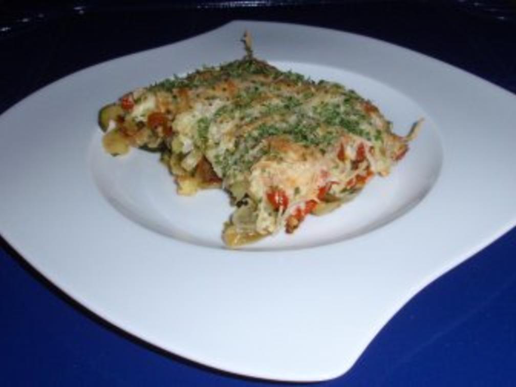 Maultaschen-Auflauf a la Linda - schnell &amp; einfach - 156 kcal/100g