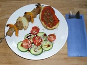 Fleischspieß - Schaschlikart - Rezept