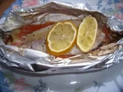 Fischfilet - Gemüse aus dem Alupäckchen - Rezept