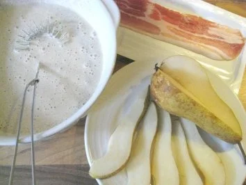 Buchweizenpfannkuchen mit Birne & Speck - Rezept - Bild Nr. 2