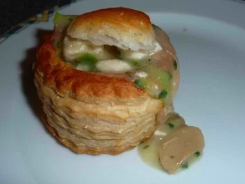 Gefüllte Königin-Pastetchen - Rezept