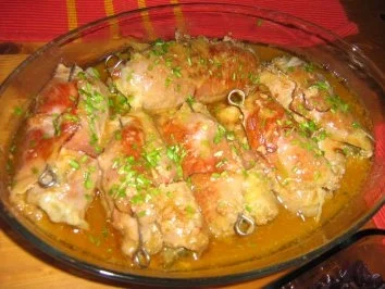 Rezept: Hackrouladen in Schwarzwälder Schinken gerollt mit Apfelrotkraut und Püree Bild Nr. 10 Hackrouladen in Schwarzwälder Schinken gerollt mit Apfelrotkraut und Püree - Rezept - Bild Nr. 10