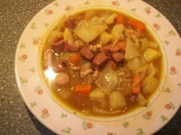 Eintopf - Weißkohleintopf schön deftig - Rezept