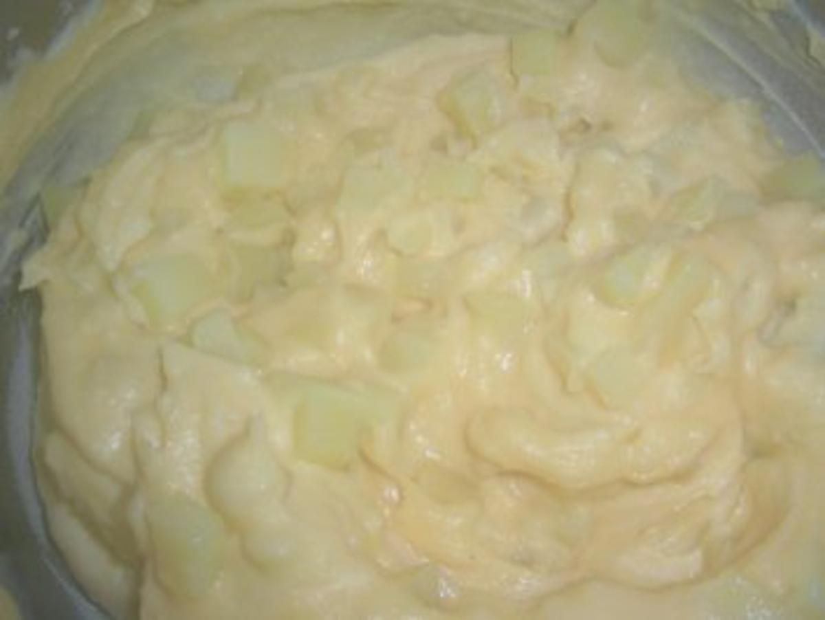 Kartoffeltarte - siehe hierzu auch meine Rezepte  Kalbsfilet und gefüllte Hähnchenbrust - - Rezept - Bild Nr. 4