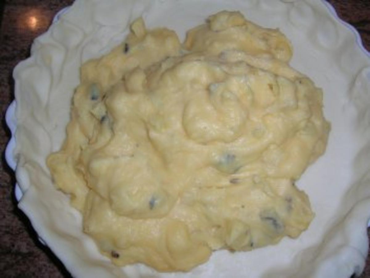 Kartoffeltarte - siehe hierzu auch meine Rezepte  Kalbsfilet und gefüllte Hähnchenbrust - - Rezept - Bild Nr. 7