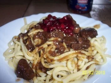 Rezept: Wildschweingulasch ala Ute Bild Nr. 2 Wildschweingulasch ala Ute - Rezept - Bild Nr. 2