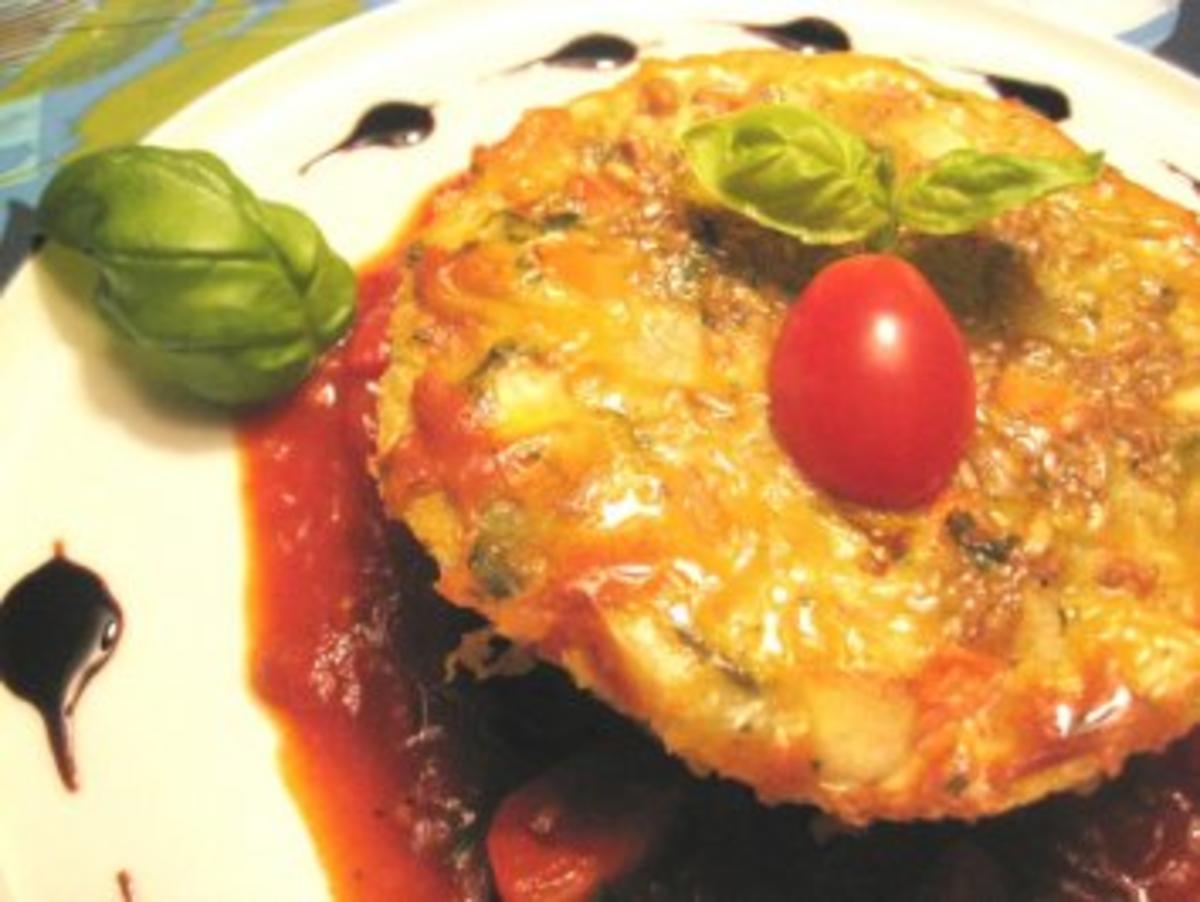 Getreide - Gemüseauflauf auf Tomatenconfit - Rezept - Bild Nr. 8