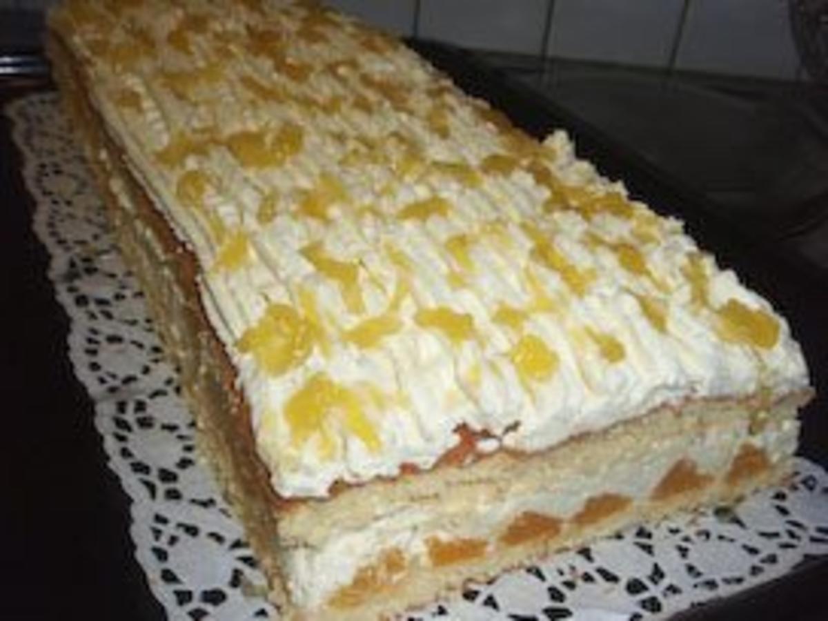 Torte: Orangen - Sahne - Schnitten - Rezept - Bild Nr. 2