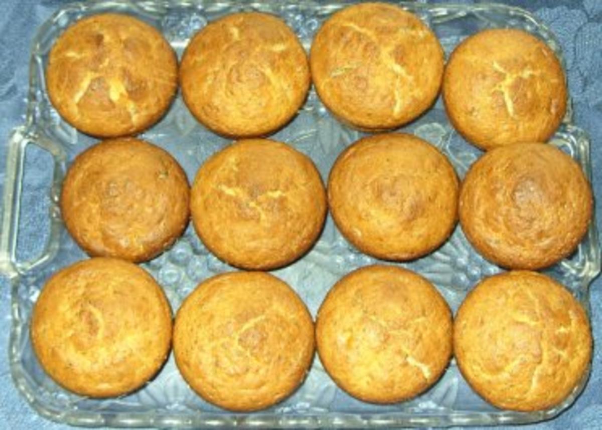 Kleingebäck - Ananas-Mohn-Muffins mit Eierlikör - Rezept