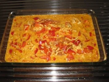 Putenfilet in einer Joghurt-Zwiebel-Paprika-Sauce..Bilder sind dabei - Rezept - Bild Nr. 5