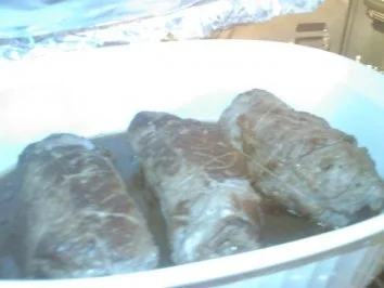 Rouladen mit Apfel-Meerrettich - Rezept