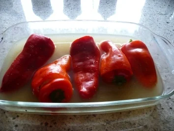 Spitzpaprika - gefüllt - Rezept