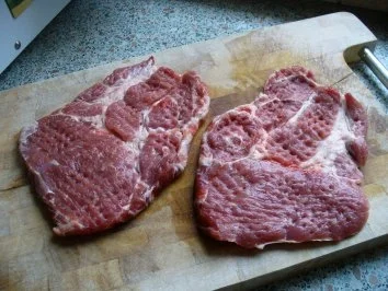 Senfschnitzel, Spargel, Salzkartoffeln - Rezept - Bild Nr. 4