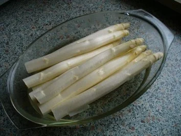 Senfschnitzel, Spargel, Salzkartoffeln - Rezept - Bild Nr. 8