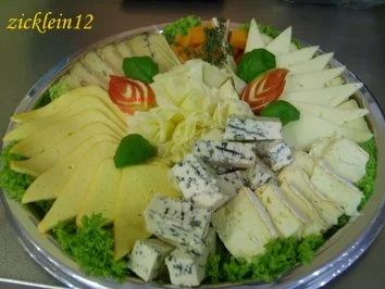 Rezept: meine festliche Käseplatte meine festliche Käseplatte - Rezept