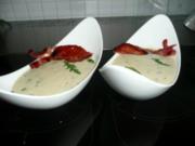 SUPPE: Petersilien-Linsen-Suppe mit Honigspeck - Rezept
