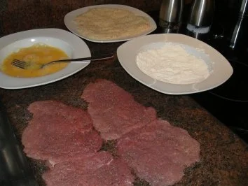 Rezept: Fleisch: WIENER SCHNITZEL Bild Nr. 2 Fleisch: WIENER SCHNITZEL - Rezept - Bild Nr. 2