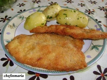 Rezept: Fleisch: WIENER SCHNITZEL Bild Nr. 4 Fleisch: WIENER SCHNITZEL - Rezept - Bild Nr. 4