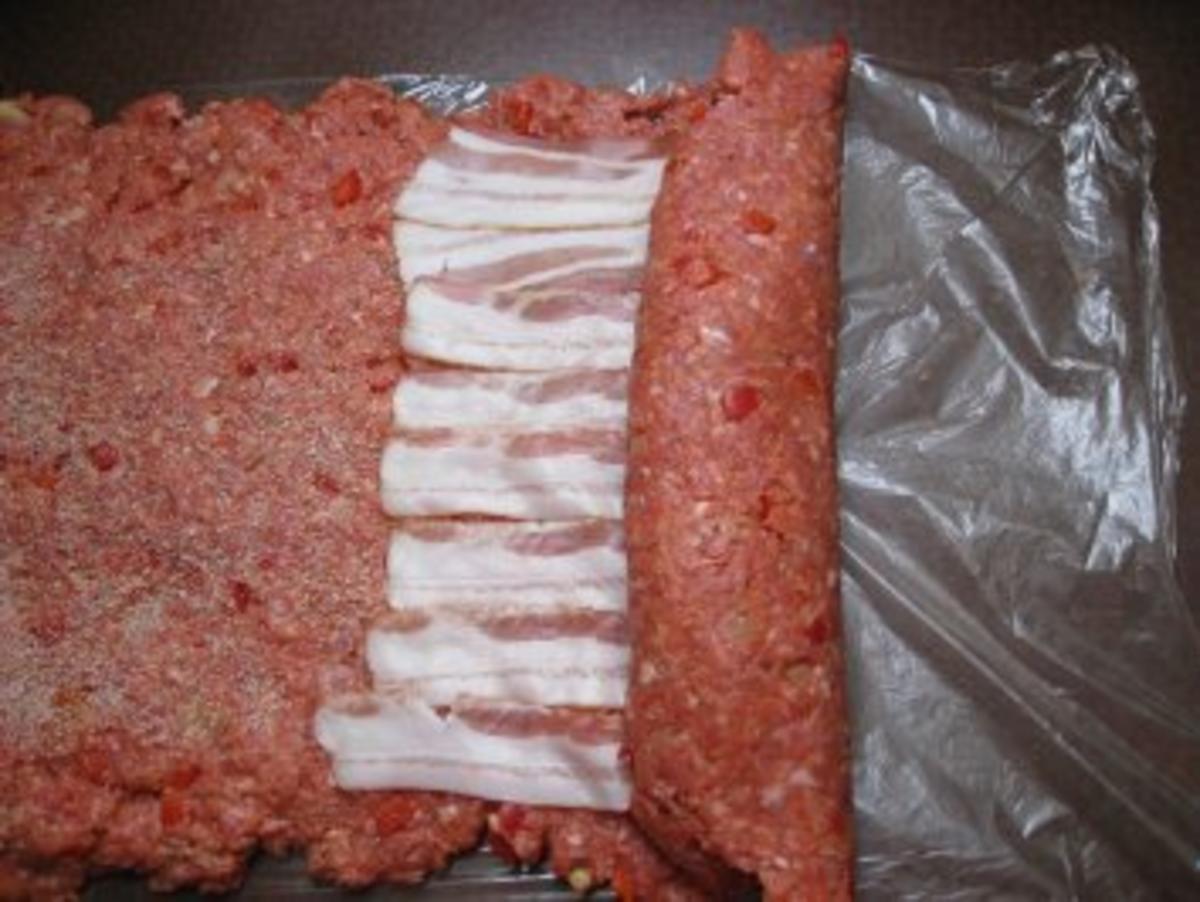 Gefüllter Hackrollbraten westfälische Art. - Rezept - Bild Nr. 5