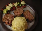 Gefüllter Hackrollbraten westfälische Art. - Rezept