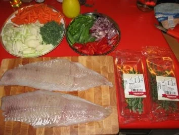 Rezept: Fischfilet im Kartoffelmantel auf Gartengemüse mit Rosmarin Bild Nr. 3 Fischfilet im Kartoffelmantel auf Gartengemüse mit Rosmarin - Rezept - Bild Nr. 3