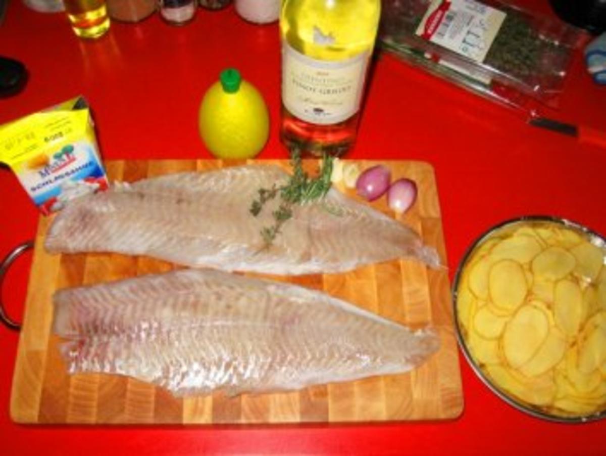 Fischfilet im Kartoffelmantel auf Gartengemüse mit Rosmarin - Rezept - Bild Nr. 4