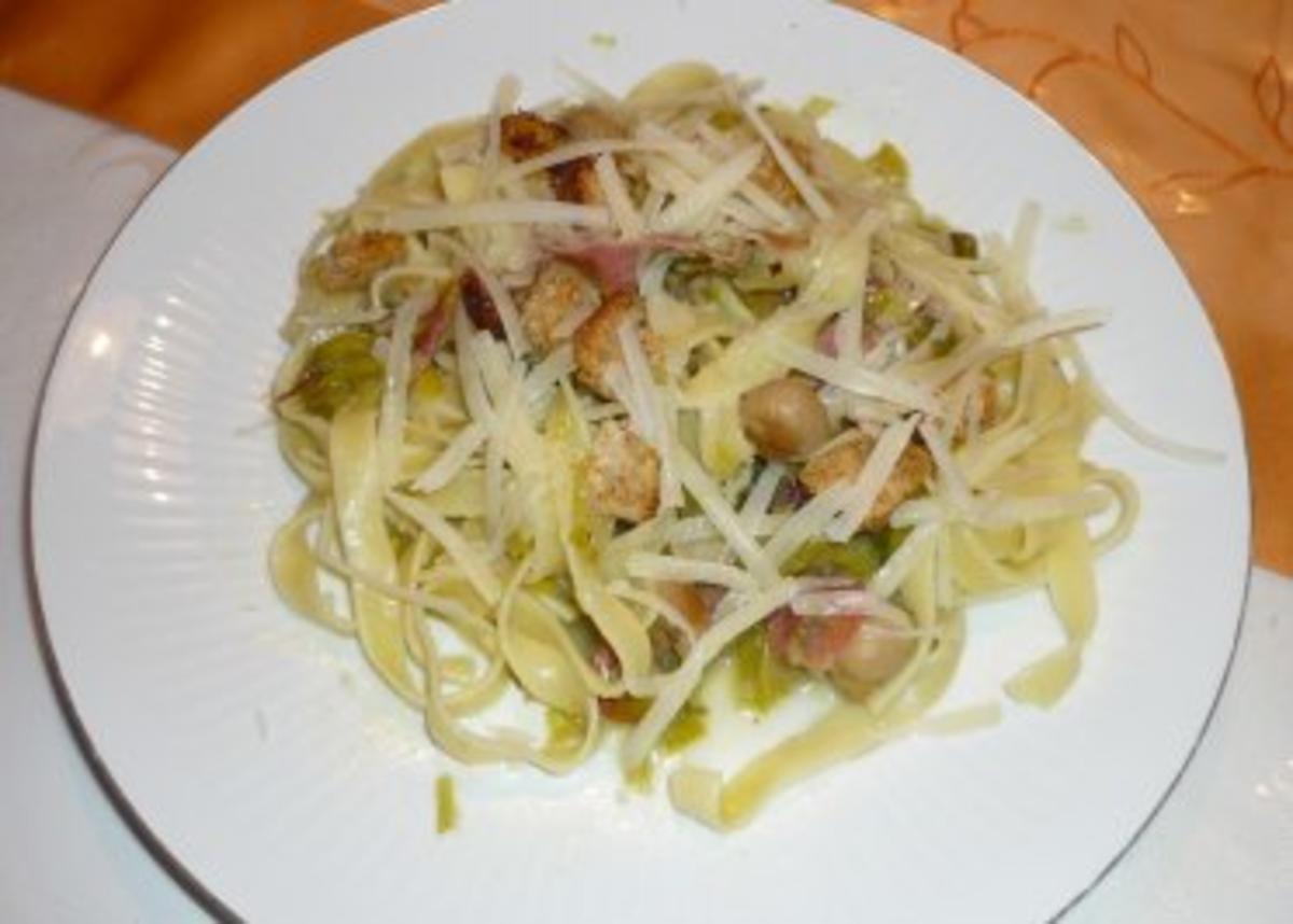 Nudeln mit Porree - Rezept - Bild Nr. 2
