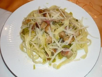 Nudeln mit Porree - Rezept - Bild Nr. 2