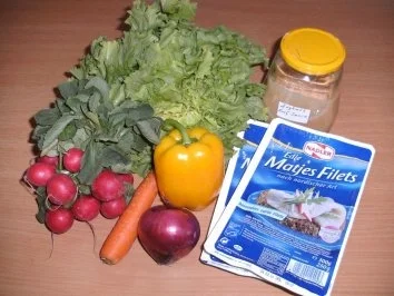 Fisch: Bunter Matjes-Salat - Rezept - Bild Nr. 2