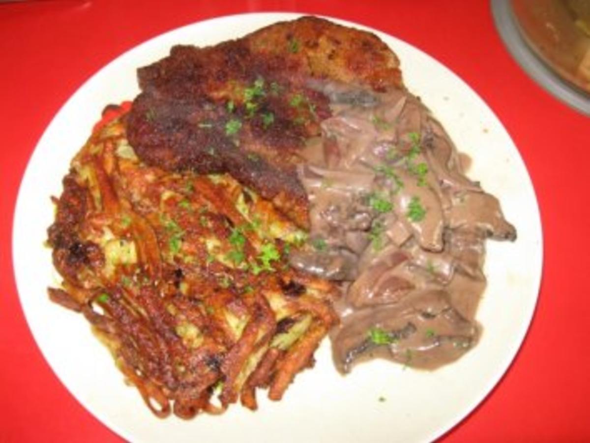Rösti von rohen Kartoffeln neutral - schnell &amp; einfach - 73 kcal/100g