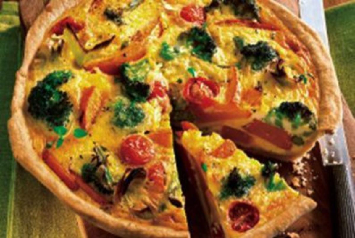 Bilder für Gemüse-Schmand Quiche Rezept