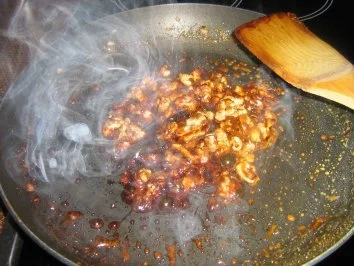 Cranberrie-Birnen Dessert mit karamelisierten  Walnüssen - Rezept - Bild Nr. 5