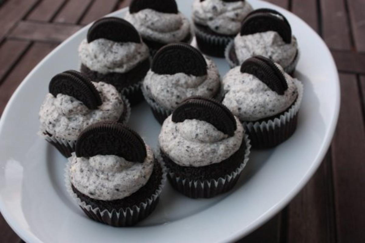 Muffins mit Oreo-Keksen Rezept By primerl