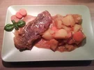 Beiried mit Kartoffeln - Rezept