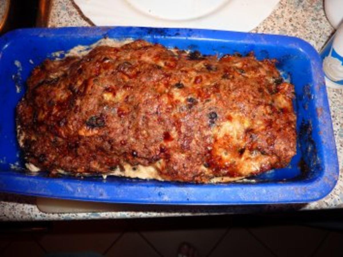 Fl/Rind/Schwein: Hackbraten mit Champignonsauce - einfach - von BK858