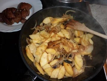 Rezept: Fl/Kaninchen: Leberpfanne Bild Nr. 3 Fl/Kaninchen: Leberpfanne - Rezept - Bild Nr. 3