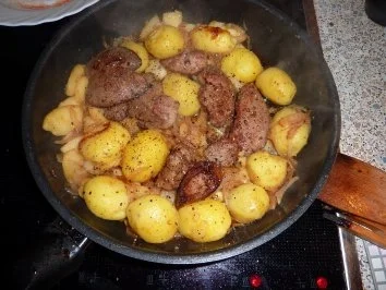 Rezept: Fl/Kaninchen: Leberpfanne Bild Nr. 4 Fl/Kaninchen: Leberpfanne - Rezept - Bild Nr. 4