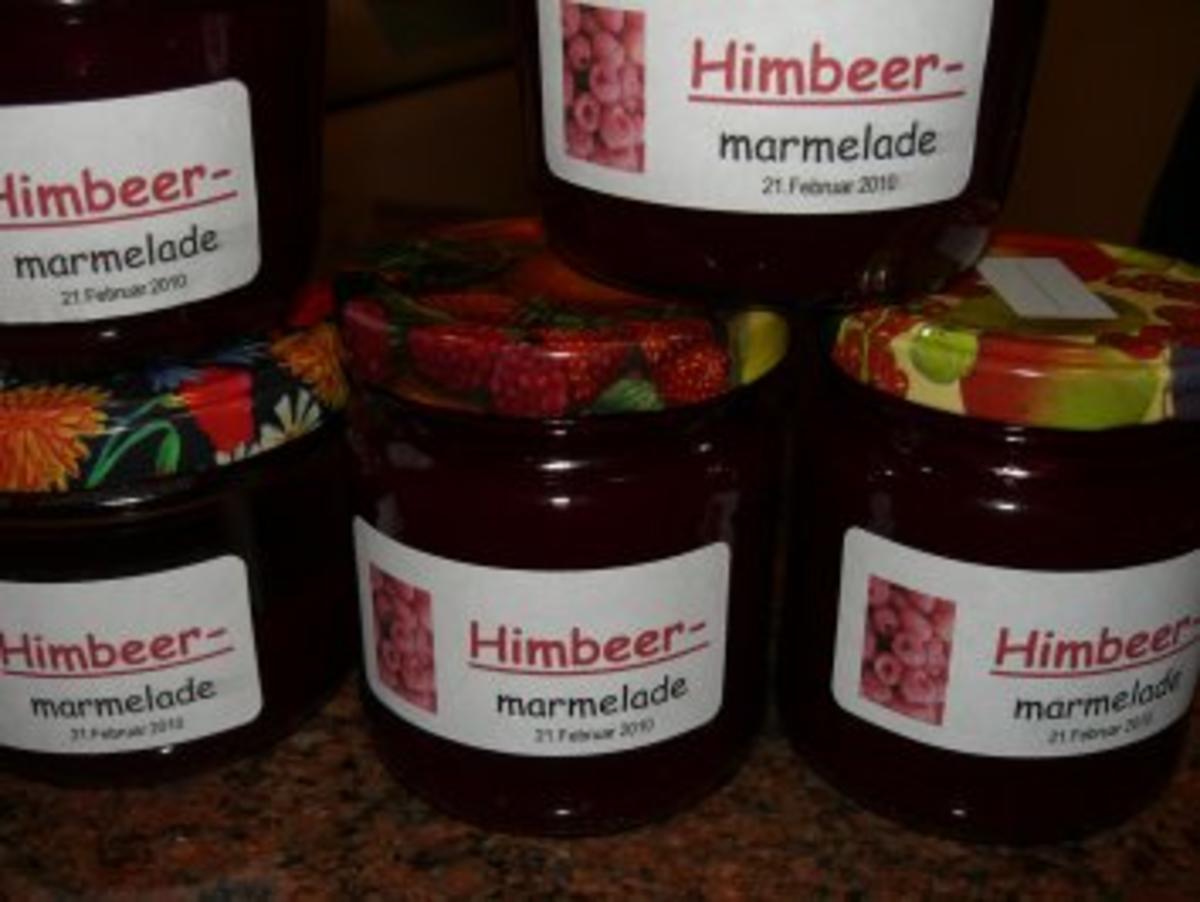 Bilder für M+G: HIMBEER-MARMELADE ..... - Rezept