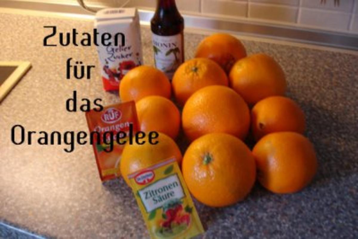 Orangengelee mit Grenadine-Sirup - Rezept - Bild Nr. 2