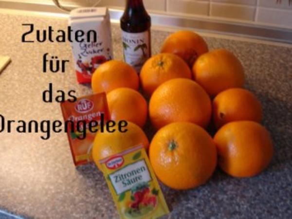 Orangengelee mit Grenadine-Sirup - Rezept - kochbar.de