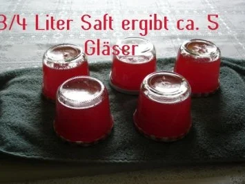 Orangengelee mit Grenadine-Sirup - Rezept