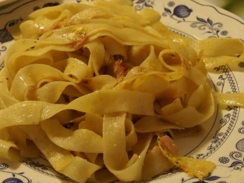 Rezept: Schinkennudeln Harzer Art Schinkennudeln Harzer Art - Rezept