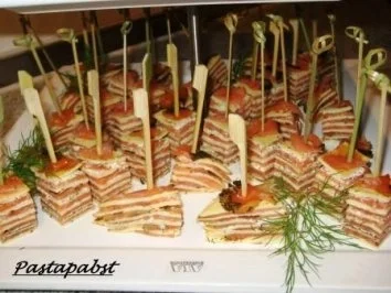 Crêpestorte mit Räucherlachs - Rezept - Bild Nr. 8