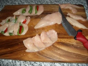 Rezept: Hähnchen Brust mit Chicoree Bild Nr. 2 Hähnchen Brust mit Chicoree - Rezept - Bild Nr. 2