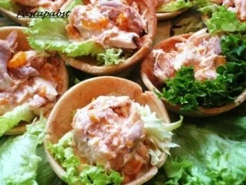 Croustades mit Geflügelsalat - Rezept