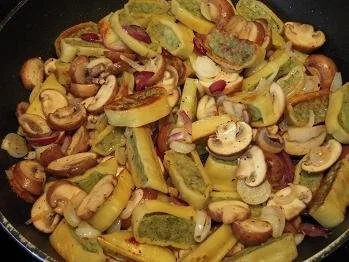 Maultaschenauflauf mit Cremechampignons - Rezept - Bild Nr. 8