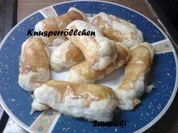 Knusperröllchen mit Schinken und Käse - Rezept