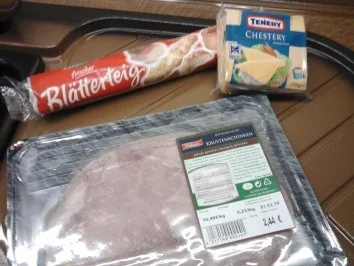 Knusperröllchen mit Schinken und Käse - Rezept - Bild Nr. 2